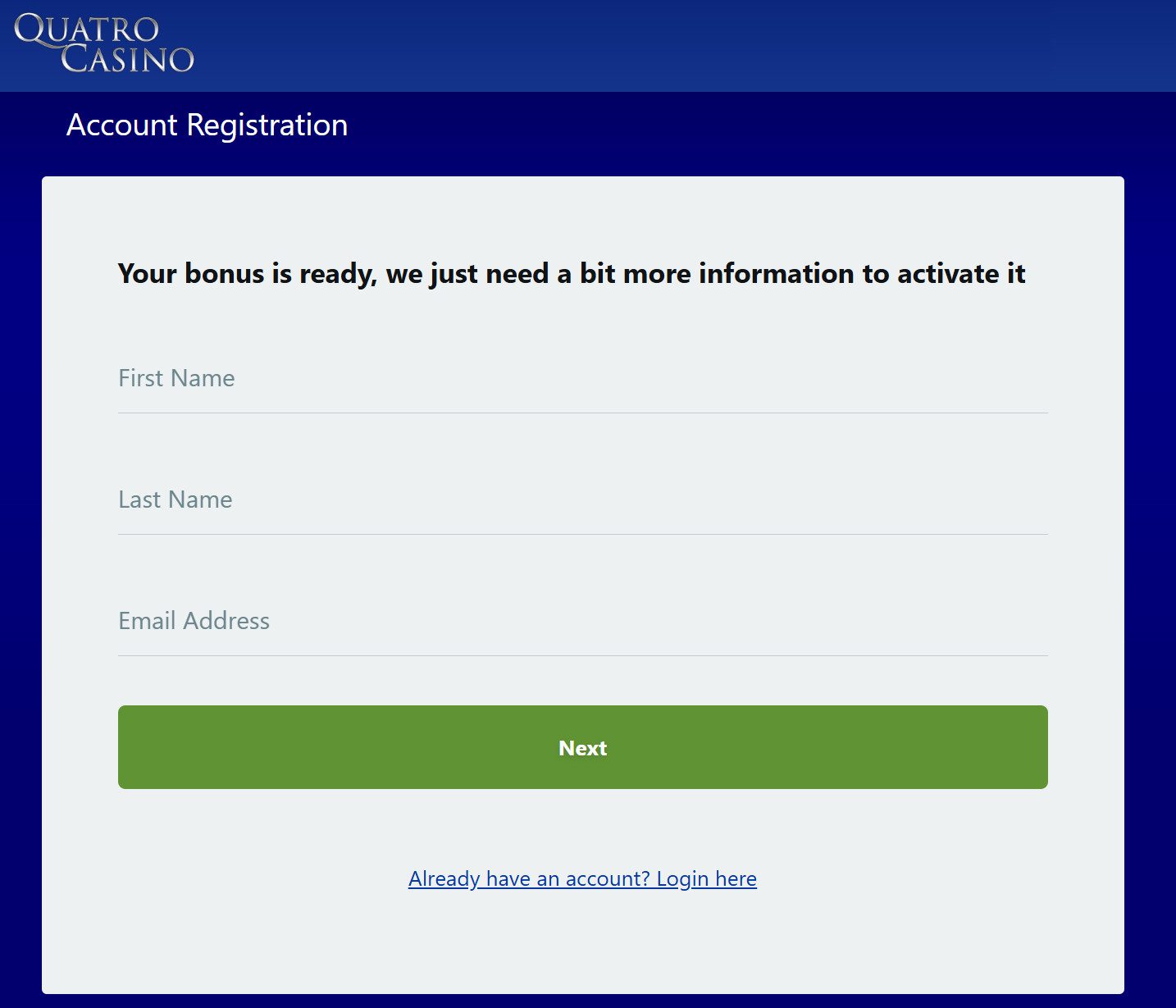 Quatro Casino Login in Canada: Mobile $ Rewards and Fast Pay